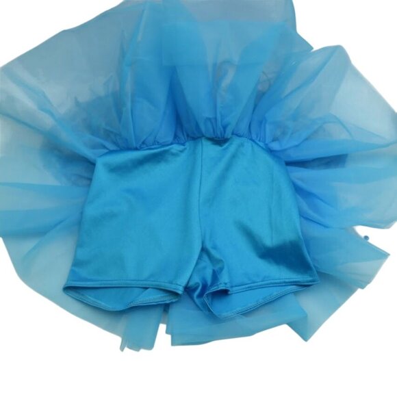 Weissman Girls Dance Costume 2 Piece Jacket Dress with Sequined Tutu Size IC 7 8 - Picture 6 of 9